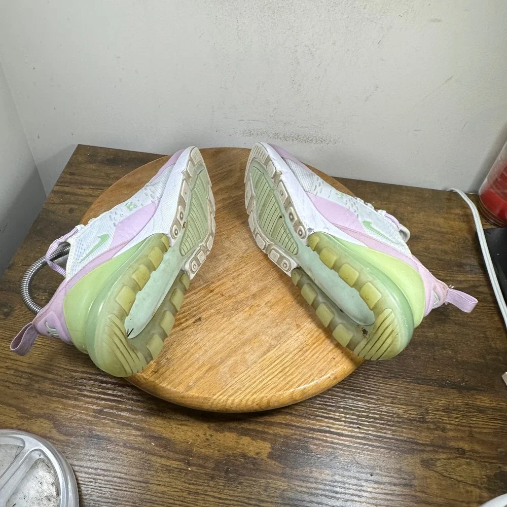 Nike Air Max 270 Women's Shoes White Lavender Green Size 8 CW7042-100